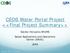 CEOS Water Portal Project <<Final Project Summary>>