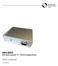 DSU-BOX DSU dome converter TTY / RS422, housing version User manual