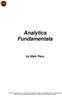 Analytics Fundamentals by Mark Peco