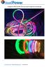 Visualpower DMX Flexible LED neon strip for nightclub and landscape