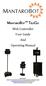 MANTAROBOT TELEGO. Web Controller User Guide And Operating Manual