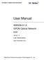 User Manual. AN A GPON Optical Network Unit. Version: A. Code: MN Date: December 2011