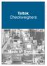 Teltek Checkweighers. Dynamic Checkweighers