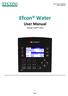 Efcon Water User Manual Vision 130 TM CPU