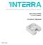 Binary Input Module 2, 4 or 6 Channels. Product Manual 2017 INTERRA