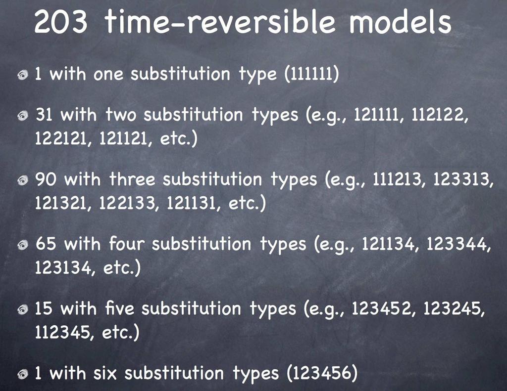 MRBAYES TUTORIAL EXERCISE 2 Averaging Over the GTR Family of Models from JPH s slides: https://molevol.mbl.