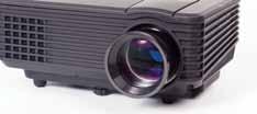 Portable Hi-Res Movie Projector Focusing the Image To