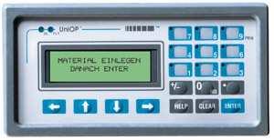 UniOP MD02R-04 Compact HMI devices with 9 function keys, numerical keypad and 20 characters display.