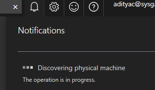 6. Once the job completes, you can see that newly discovered server in the Azure Portal. 7. In Properties > Configure Properties blade, either set default values or choose properties per VM.
