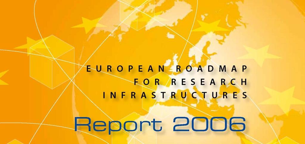 for major new European research infrastructures (range of 10-1000