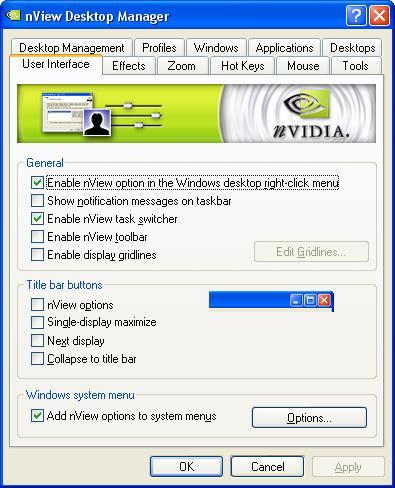 Desktops: User