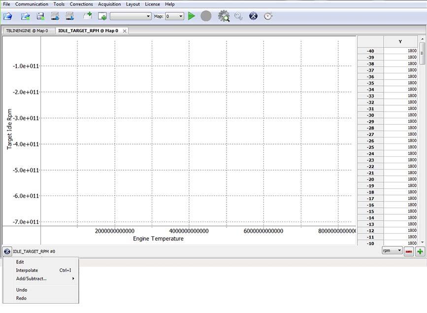 Vector Object Window The Vector Object Window is composed of a plot, a single column table with data display, and a tool bar at the bottom. 5 1 2 3 4 6 Figure 6 Example of a typical vector window.