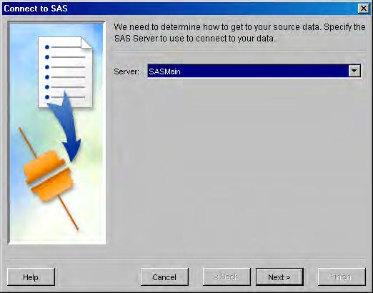 To register the tables that are used in this example, complete the following steps: 1 In the navigation pane of SAS Management Console, expand Data Library Manager and then expand the