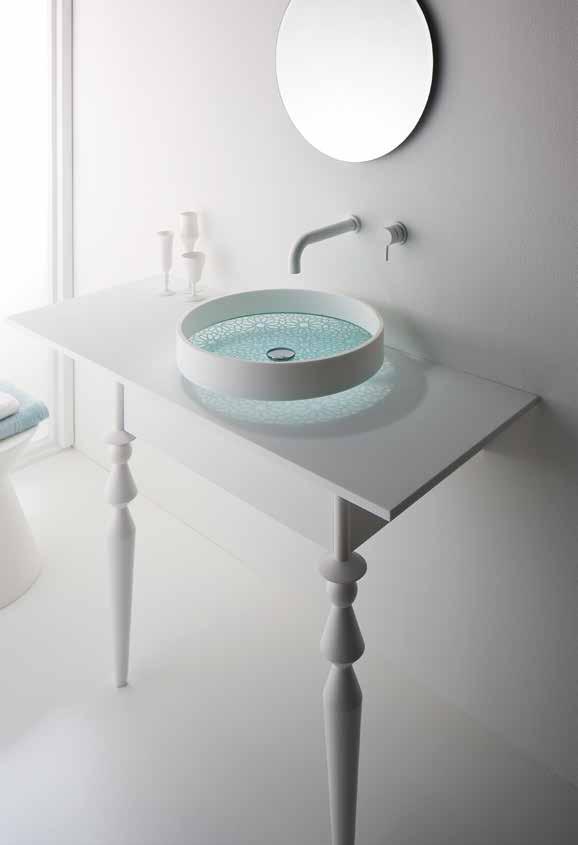 MOTIF Motif features unique artistic details, which transcends the basin itself by creating beautiful