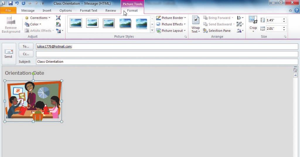 Click the OK button (Paste Special dialog box) to paste the content from the Clipboard using the selected paste option.