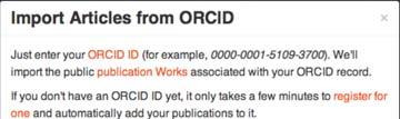Create an ORCID