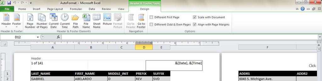 PRINT TITLES When your spreadsheet requires more than one page for its printed output, you may want to have column or row headings appear on each printed page. You do this by setting up Print Titles.