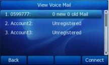 Alternatively you may dial 1000 to access the Voicemail system at any time. The system will prompt for your password.