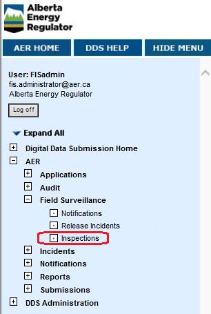 MANAGE INSPECTION CONTACTS After an inspection has been conducted, the licensee is notified of the inspection results.