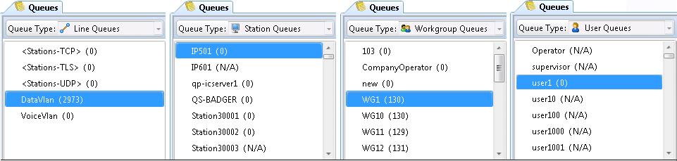 If line, station, user, or workgroup queues are added, removed, or renamed while you are using Interaction Supervisor to view them, the Queues view must be closed and reopened to display the