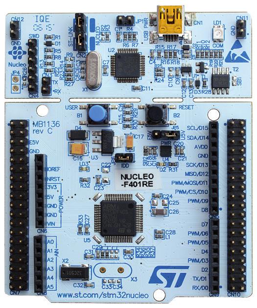 32-bit microcontroller family and a comprehensive set of functions for sensing, connectivity, power, audio, motor