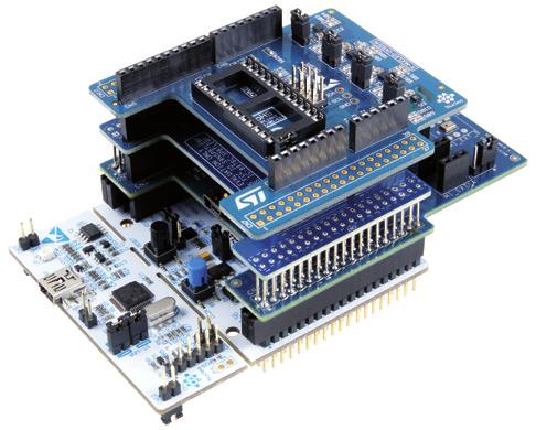 prototyping board or in and end product design using the same commercial ST components, or components from the same