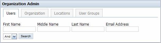 User Administration 2. A listing of users appears on the bottom of the Users Screen. Click on a user you want to view.