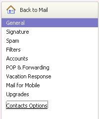 and select Mail Options. 3.