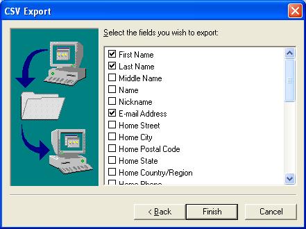 3. Give your exported file a name and click Browse to pick a location on your computer where you would like the