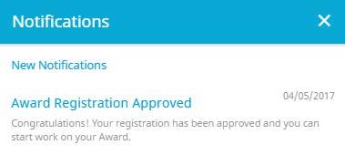 - If you select No, your account will then be assigned to an Award Leader of your Unit, during registration approval 4.