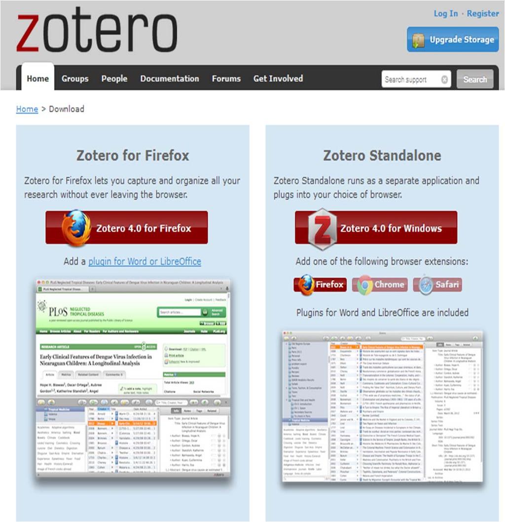 Installing Zotero http://www.zotero.