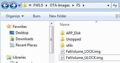 remove one (960KB max for USER Flash, and 64Kb max for APP Disk) : OTA-Images/FS/APP_Disk After having