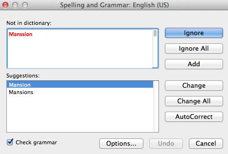 Spell Checker To check the spelling of your document, you can use the Spell Checker that is provided with Word 2011. The steps below explain how to start the Spell Checker. 1.