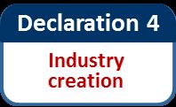 Declaration beyond : Actions Taken (3) Declaration 4 Industry creation Declaration 5 Solution co-creation Launch of 5G trial site Jointly create with partners advanced examples of new services &