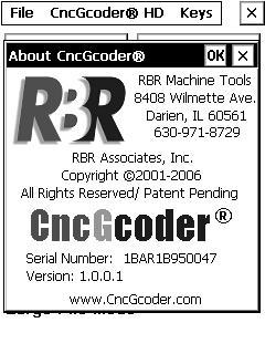 Using the CncGcoder On-Screen Help A quick program reference guide is available in the CncGcoder.