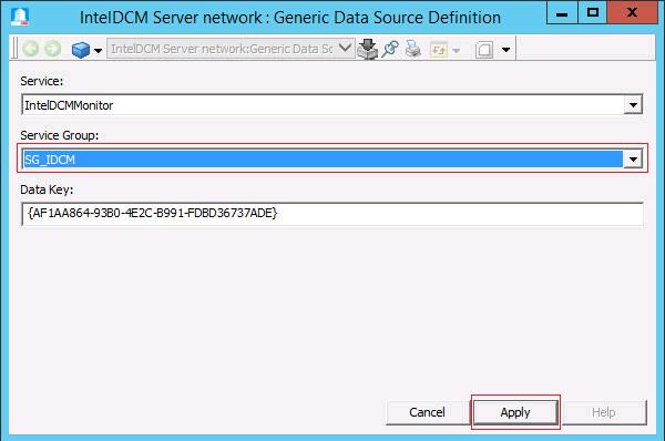 Section 2 Installation and Configuration Post-Installation Configuration 5. Select the Generic Data Source Definition aspect in the just created object.