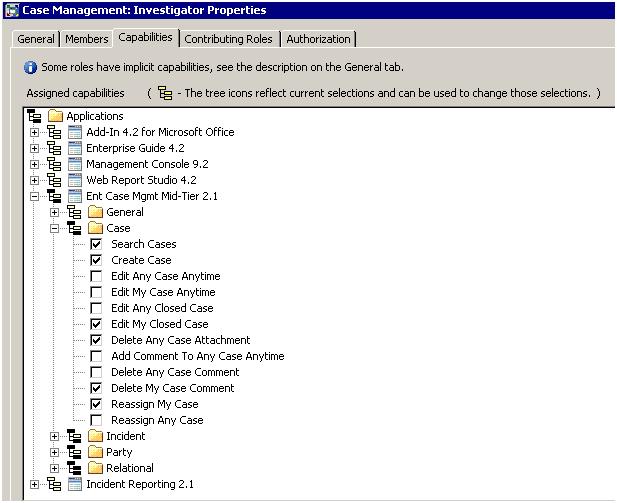 Defining Users in SAS Management Console 29 Groups, roles and users can be referenced in user interface definitions.