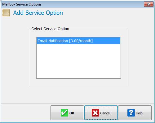 Page 3 4. Choose the mail notification service and click OK. 5.