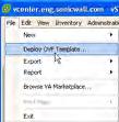 4. To begin the import process, click File and select Deploy OVF Template. 5.