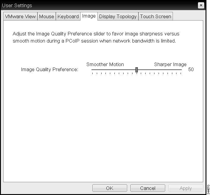 Image quality configuration Table 16: Image Page s Minimum Image Quality Lets you compromise between image quality and frame rate when network bandwidth is limited.