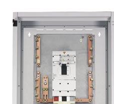 As well as Moeller s PMC range of moulded case circuit breakers and PSC switch disconnectors, the panel boards can also hold Moeller s NZM range of moulded