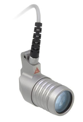 08 LED LOUPELIGHT [ 125 ] HEINE LED LoupeLight Compact LED LoupeLight, ideal for ENT and dental use Light Coaxial shadow-free illumination 40.