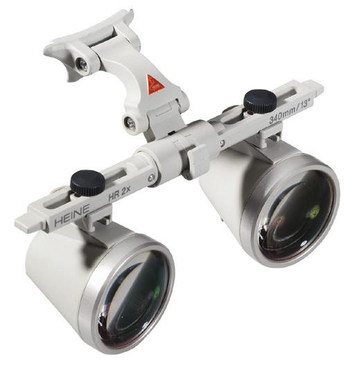 i-view loupe mount provides any angle of view and flips up the optics independently of the optional LED LoupeLight.