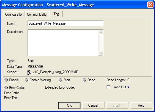 Using Explicit Messaging 6-19 ControlLogix Controller Formatting a Message to Write Multiple Parameters Using RSLogix 5000 Software, Any Version Figure 6.