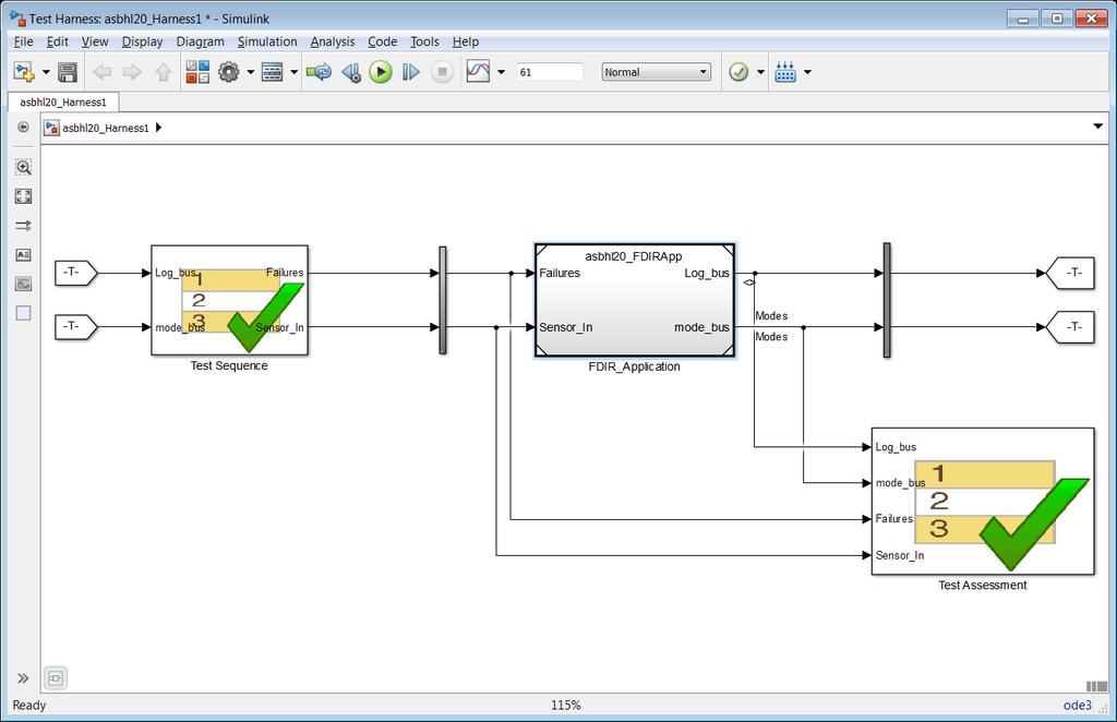 Execute functional tests in simulation Sequence