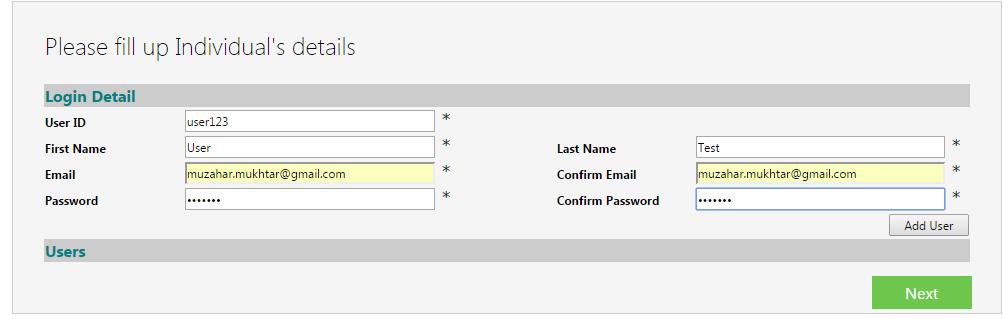 4 LAWNET PORTAL USER MANUAL Specify your preferred username and check for
