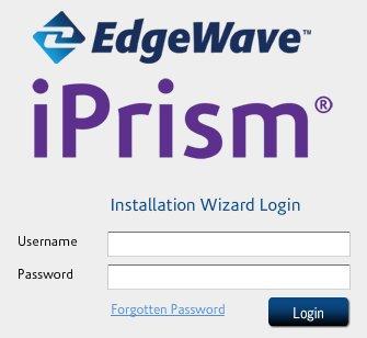 Figure 11. Installation Wizard Login 5. Review the license agreement and click Agree. 6. On the Installation Wizard screen, select a configuration option and click Next.