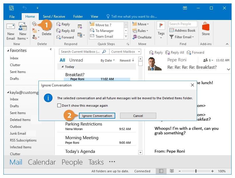 Always Expand Selected Conversation: When you select a conversation, it will automatically expand. Use Classic Indented View: Uses the classic indented view from previous versions of Outlook.