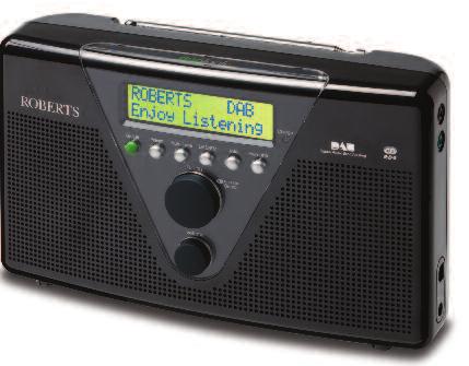 1kg* * batteries not included Duologic DAB/DAB+/FM RDS digital stereo radio with built-in battery charger and up to 100 hours battery life