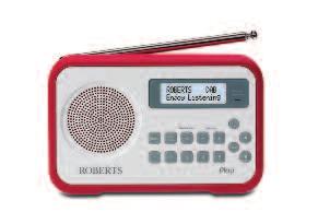 Play DAB/DAB+/FM RDS digital radio with built-in battery charger